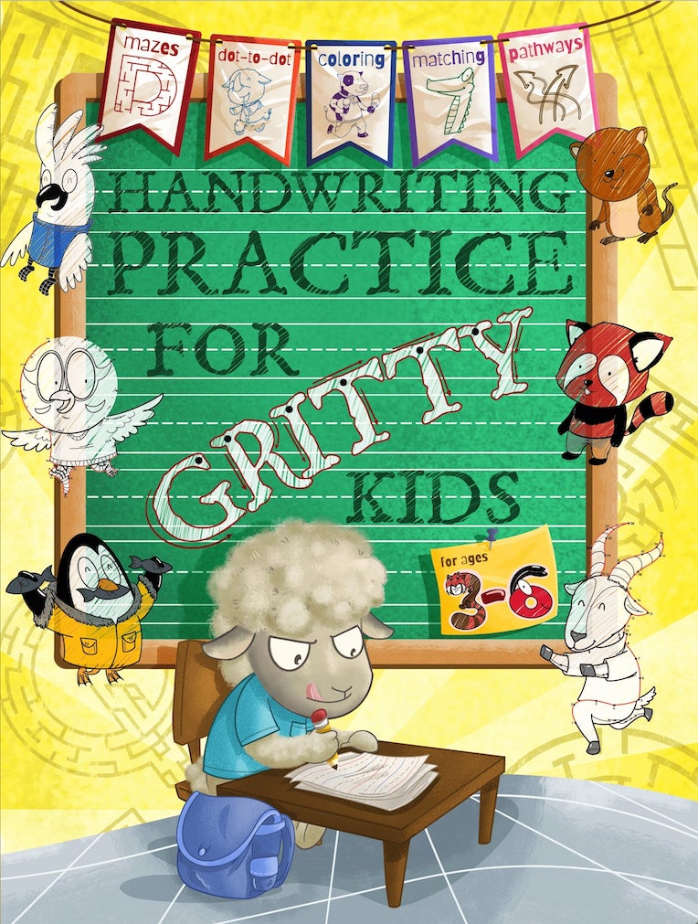 Handwriting Practice for Gritty Kids cover